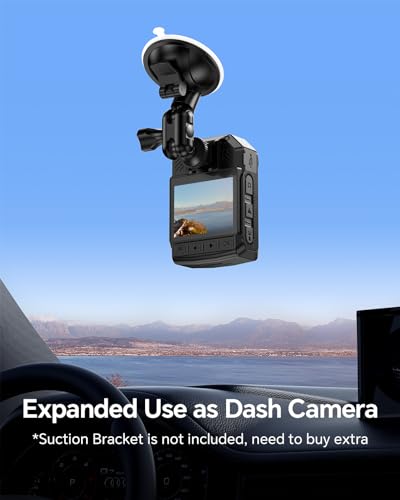 BOBLOV KJ21 Body Worn Camera, 1296P Recorder - Image 4