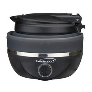 Brentwood KT-1508BK .85-Quart Collapsible Travel Kettle