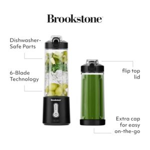 Brookstone Compact Portable Blender With Additional Lid