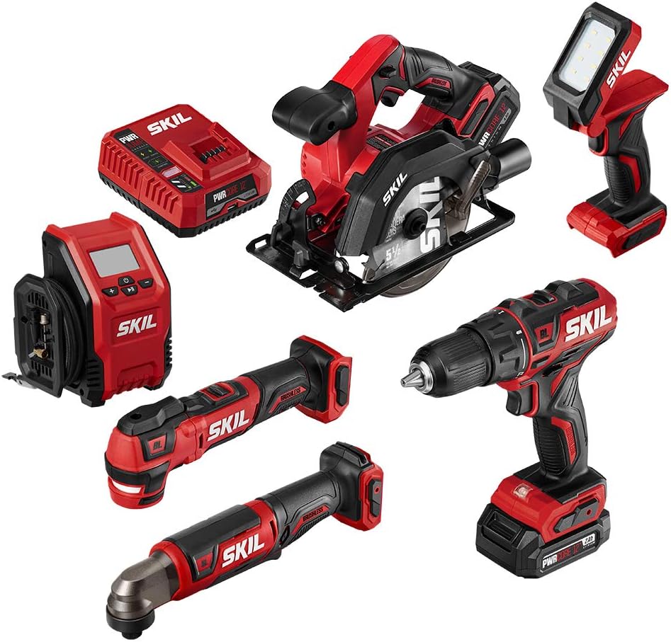 Skil Brushless 6-Tool Combo Kit - CB7434-21