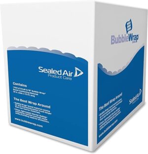 Sealed Air Bubble Wrap Dispensor Carton, 12″x175′, Clear