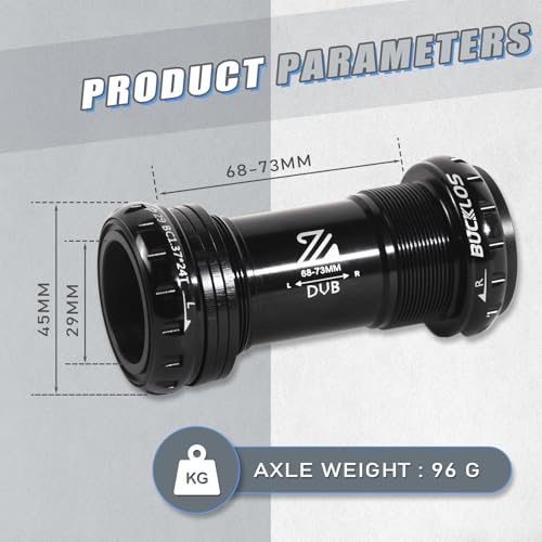 BUCKLOS Bike Dub 68/73mm Bicycle Bottom Bracket - Image 2