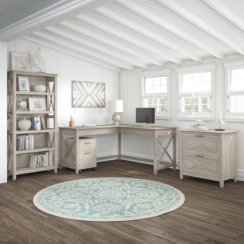 Bush Business Furniture Key West L Shaped Desk Set - Image 2