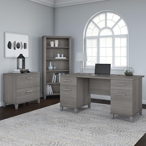 Bush Business Furniture Somerset 60W Office Desk With Drawers - Image 4