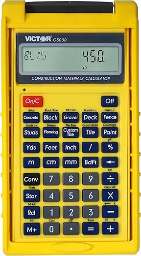Victor C5000 Construction Calculator With Case