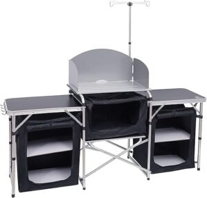 Nice C Camping Kitchen Station & Heated Chair