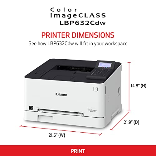 Canon Color imageCLASS LBP632Cdw Wireless Printer - Image 2