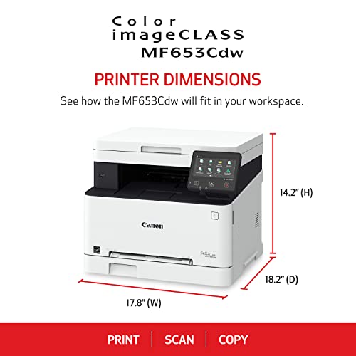 Canon Color imageCLASS MF653Cdw Multifunction Printer - Image 2