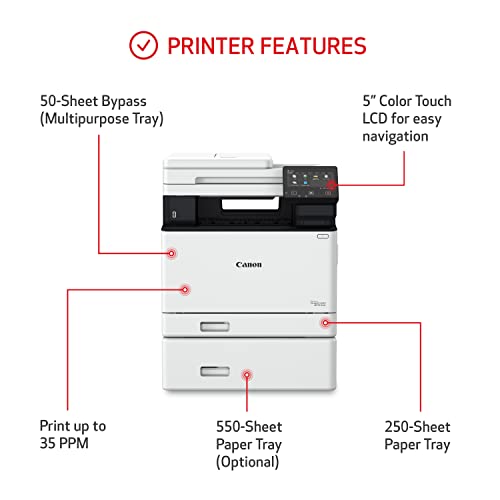 Canon Color imageCLASS MF751Cdw Wireless Laser Printer - Image 3