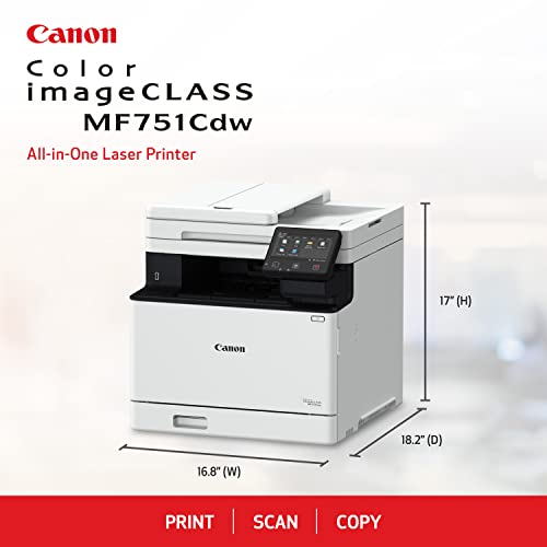 Canon Color imageCLASS MF751Cdw Wireless Laser Printer - Image 2