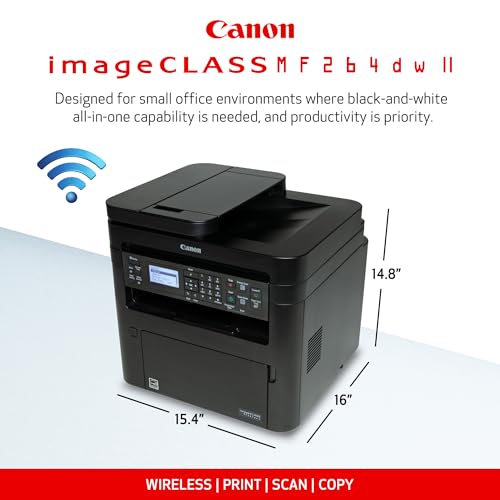 Canon ImageCLASS MF264dw II Wireless Laser Printer - Image 2