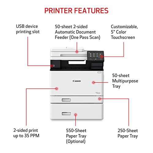 Canon ImageCLASS MF753Cdw Wireless Laser Printer - Image 3