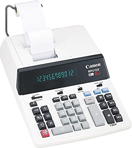 Canon MP21DX 12-Digit 2-Color Printing Calculator - Image 2