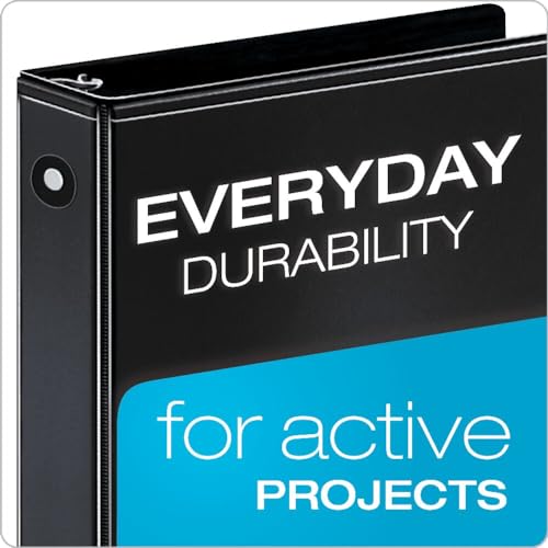 Cardinal Economy 1 Inch Binder, Black, 79512 - Image 2