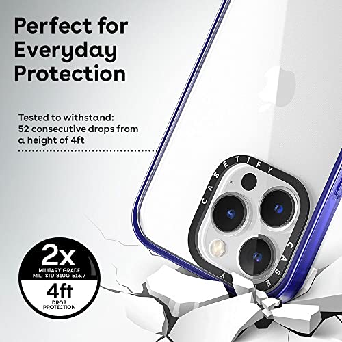 CASETiFY Compact iPhone 14 Case - Clear Black - Image 5