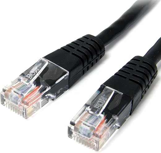 StarTech.com Cat5e Ethernet Cable - 10ft - Black (M45PATCH10BK)