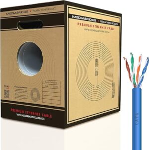 Mediabridge Cat6 Cable 500 Feet C6-500-BLUE