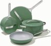 Caraway Ceramic Cookware Set, 12-Piece, Sage