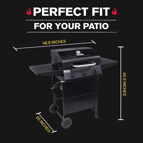 Char-Broil 3-Burner Cart-Style Propane Gas Grill, 465734921 - Image 3