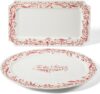 Martha Stewart Christmas Holiday Plates Serveware Set