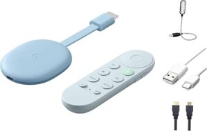 Google Chromecast With Google TV (4K) - Sky Blue