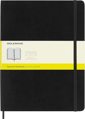 Moleskine Classic Notebook, Soft Cover, XL Squared