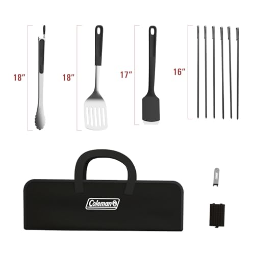 Coleman Cookout BBQ Grill Tool Kit, Stainless Steel - Image 2
