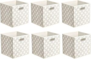 Amazon Basics Collapsible Fabric Storage Cubes – 6-Pack