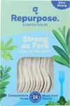 Repurpose Compostables Compostable High Heat Forks, 24 CT