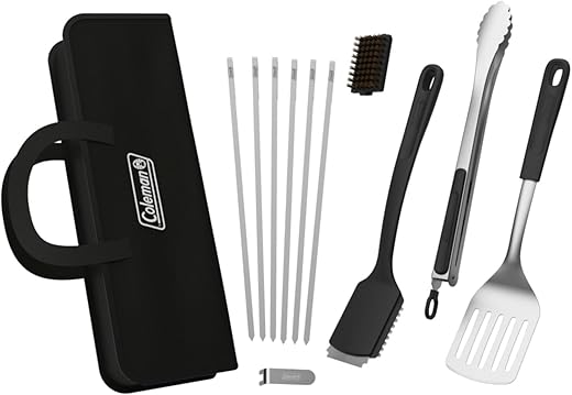 Coleman Cookout BBQ Grill Tool Kit, Stainless Steel