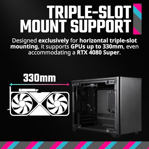 Cooler Master NR200 Mini-ITX PC Case, Triple-Slot GPU - Image 3