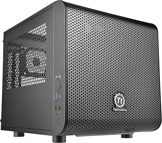 Thermaltake Core V1 Mini ITX Gaming Case CA-1B8-00S1WN-00