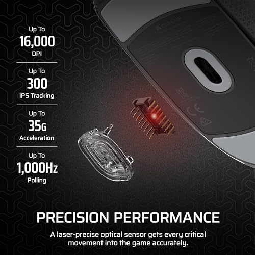 Corsair M55 Wired Lightweight Gaming Mouse - Image 4