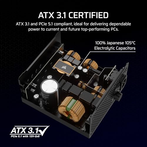 Corsair RM850x Modular Low-Noise ATX Power Supply - Image 3