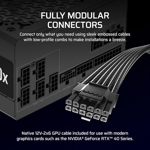 Corsair RM850x Modular Low-Noise ATX Power Supply - Image 4