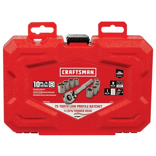 CRAFTSMAN Mechanics Tool Set, Metric, 10 Piece (CMMT34564) - Image 5