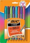 BIC Cristal Xtra Bold Ballpoint Pens, 24-Count