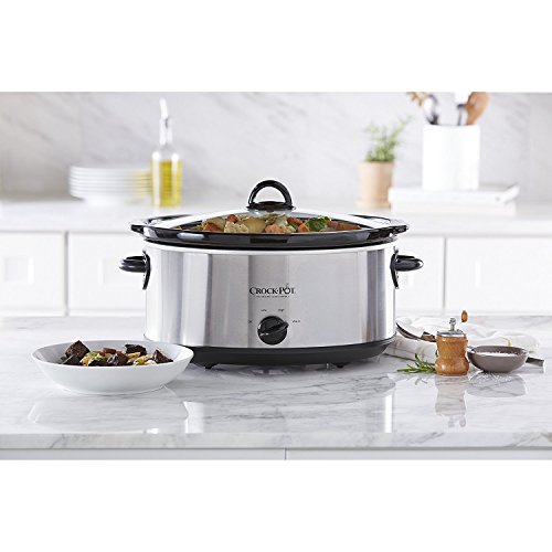 Crock-Pot 7 Quart Oval Manual Slow Cooker SCV700-S-BR - Image 4