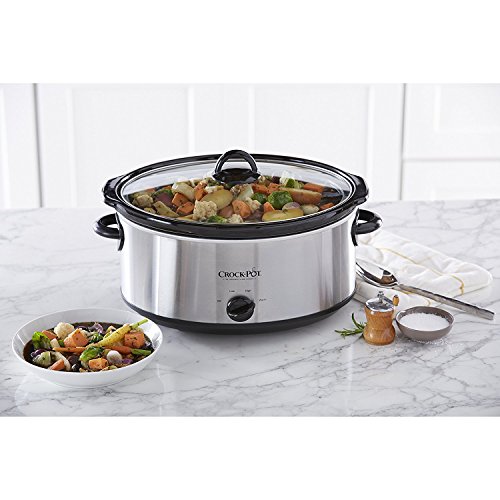 Crock-Pot 7 Quart Oval Manual Slow Cooker SCV700-S-BR - Image 5