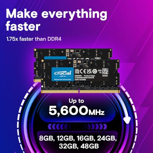 Crucial 64GB Kit DDR5 4800MHz CL40 CT2K32G48C40S5 - Image 3
