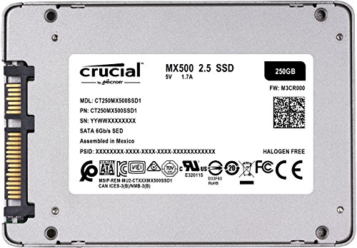 Crucial MX500 250GB 3D NAND SATA SSD - CT250MX500SSD1(Z) - Image 3