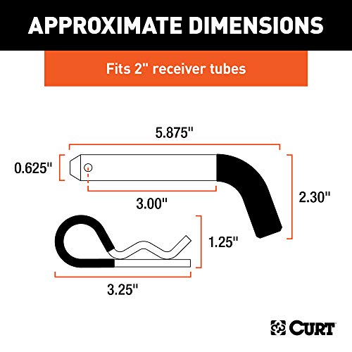 CURT Trailer Hitch Pin & Clip, 5/8-Inch Diameter - Image 2