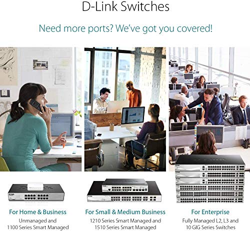 D-Link 16 Port Gigabit Unmanaged Network Hub DGS-1016D - Image 4