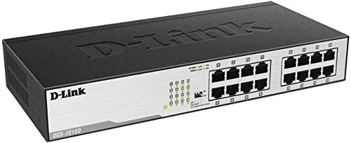 D-Link 16 Port Gigabit Unmanaged Network Hub DGS-1016D - Image 2