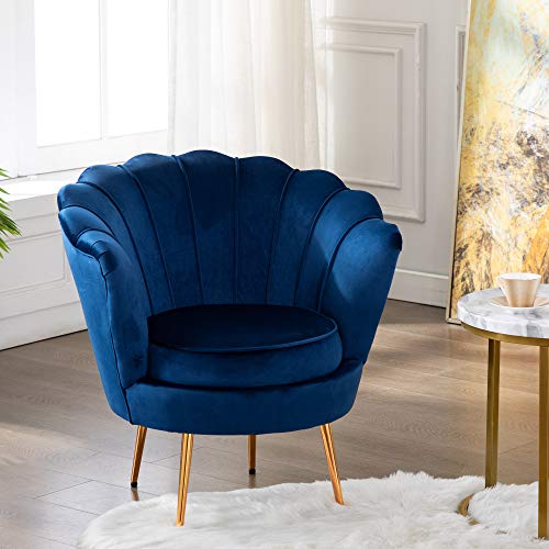 DAGONHIL Mid Century Modern Velvet Accent Chair - Image 4