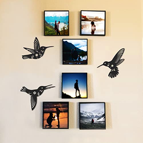 Daogtc Metal Hummingbird Wall Art Decor (3 Pack) - Image 2
