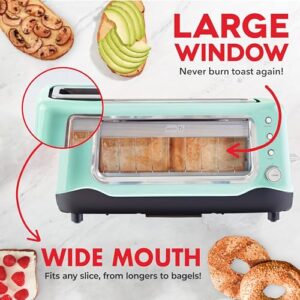 DASH Clear View Toaster With 7 Browning Levels