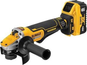 DEWALT DCG415W1R 20V MAX XR Cordless Angle Grinder Kit