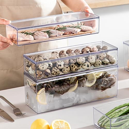 DEAHEZEN Clear Storage Bins For Pantry And Fridge - Image 3