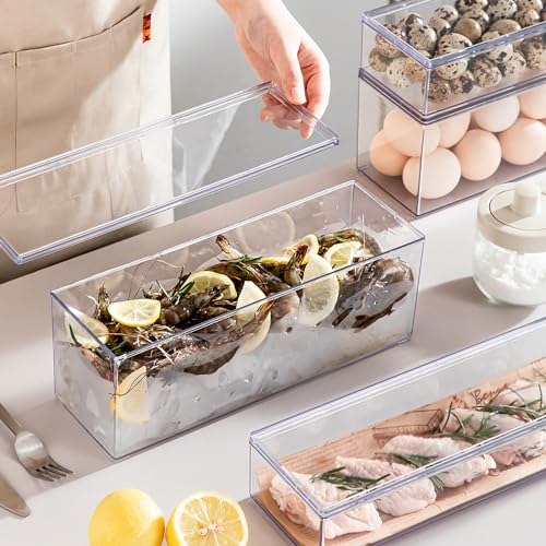 DEAHEZEN Clear Storage Bins For Pantry And Fridge - Image 2